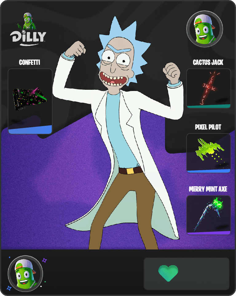 Rick Sanchez Fortnite combo