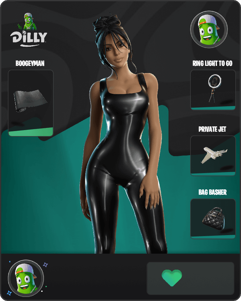 Iconic Kim Kardashian Fortnite combo