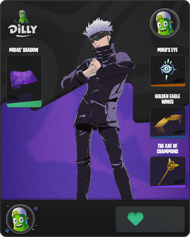 Satoru Gojo Fortnite combo