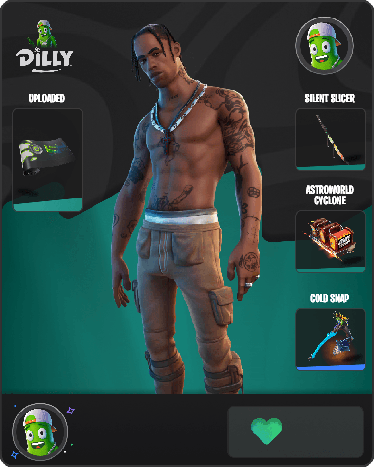 Travis Scott Fortnite combo