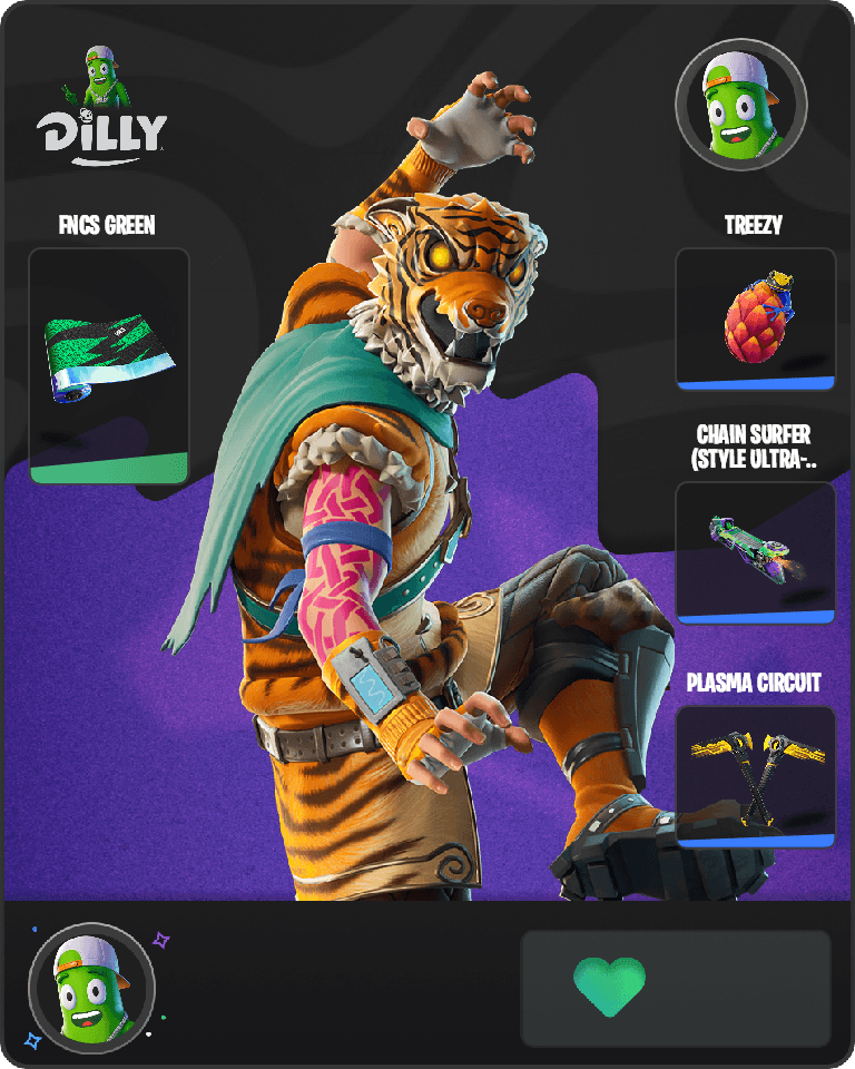 Battle Tiger Fortnite combo