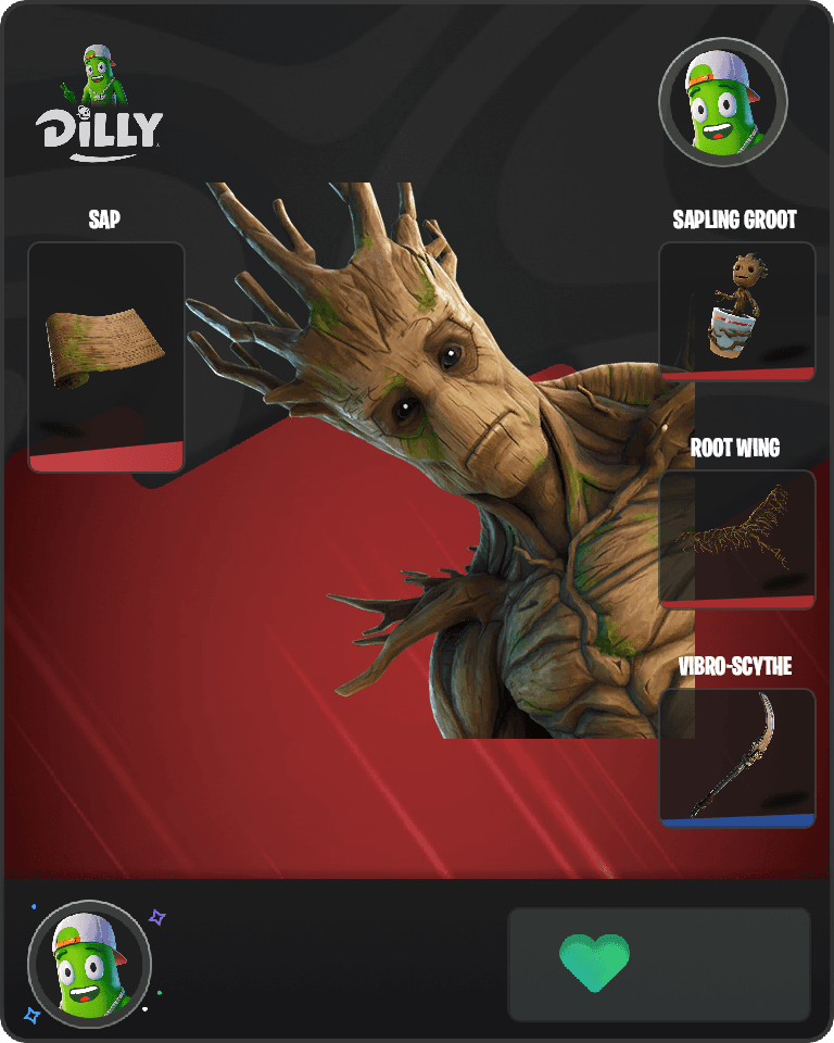 Groot Fortnite combo