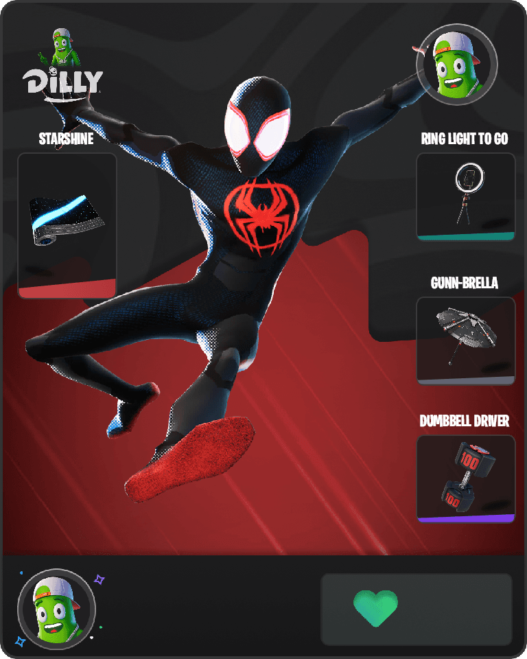 Spider-Man (Miles Morales) Fortnite combo