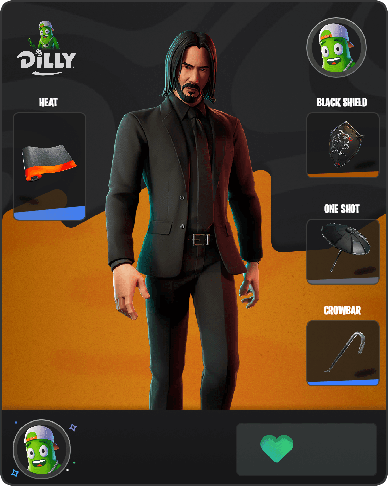 John Wick Fortnite combo