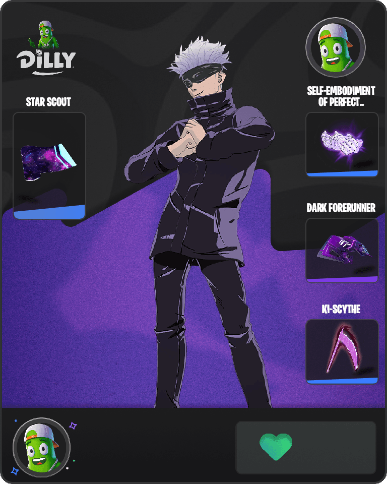 Satoru Gojo Fortnite combo