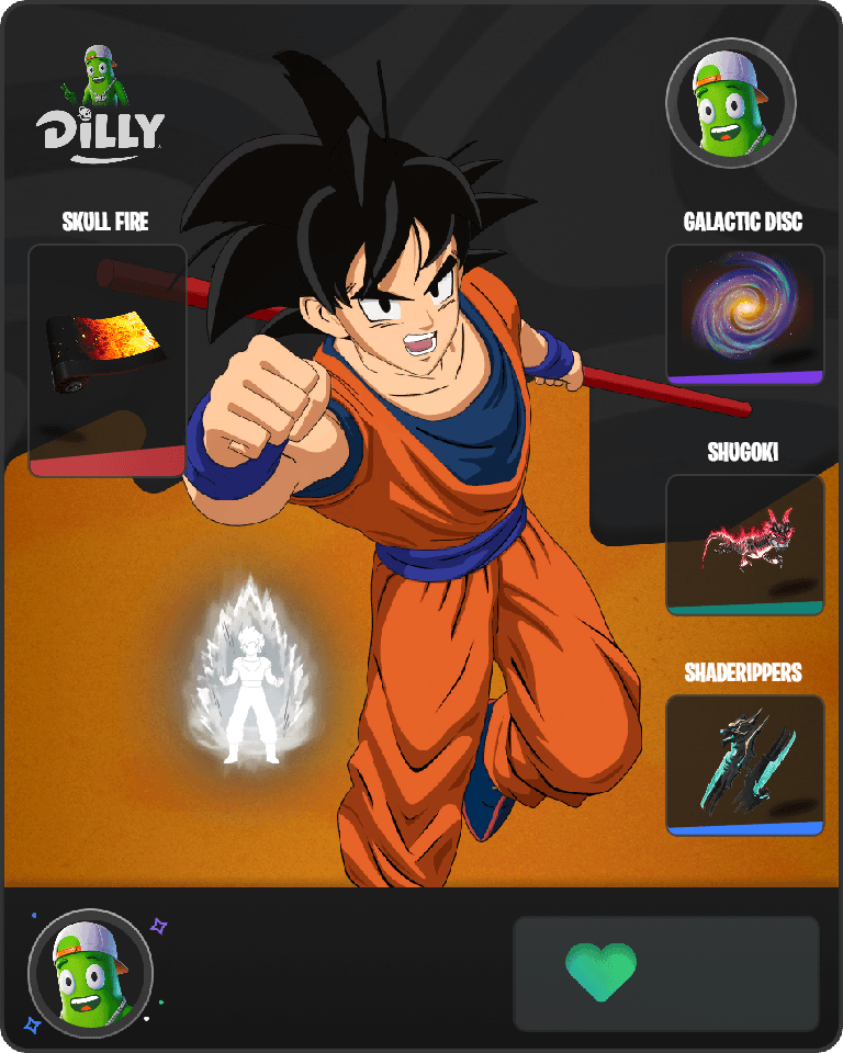 Son Goku Fortnite combo