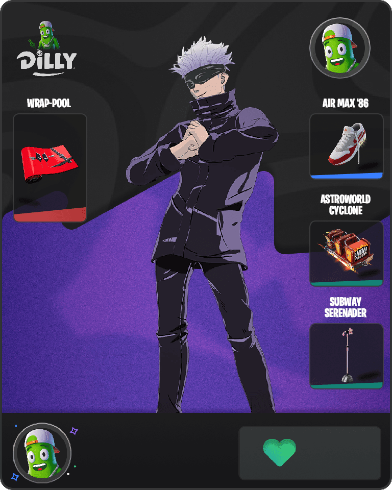 Satoru Gojo Fortnite combo