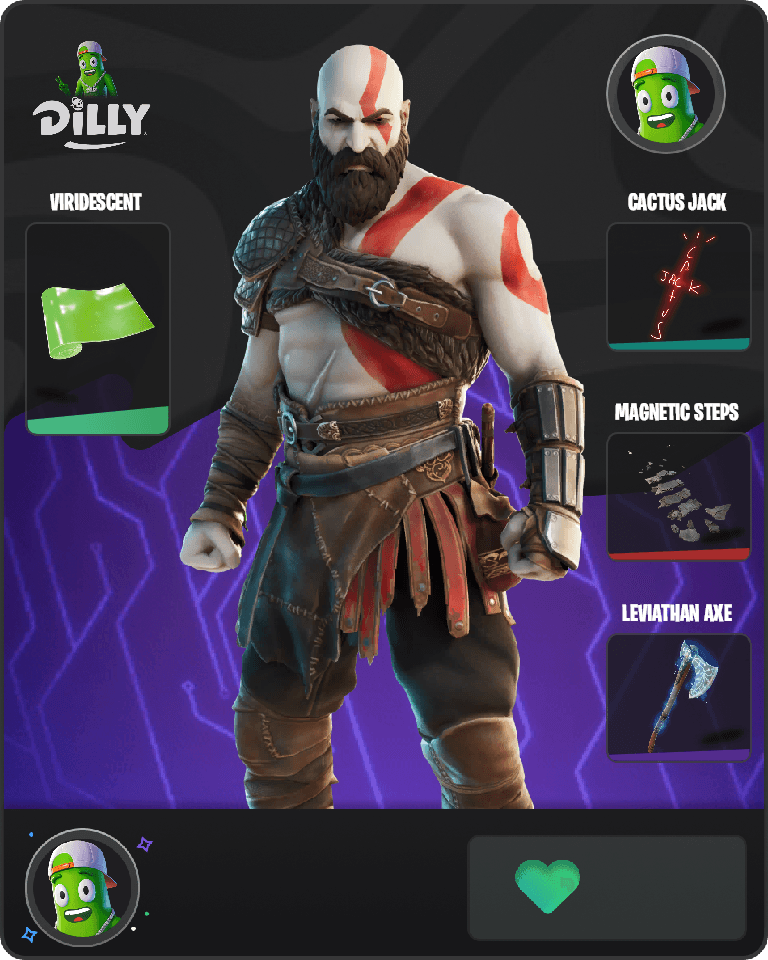 Kratos Fortnite combo