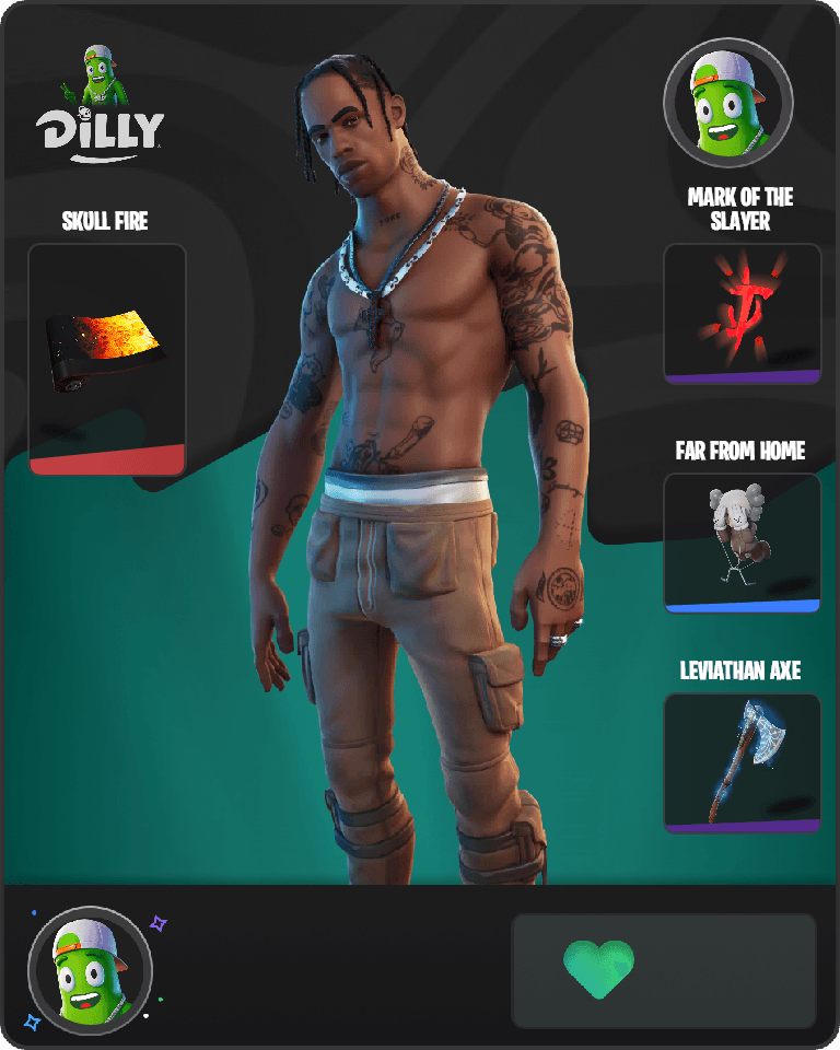 Travis Scott Fortnite combo