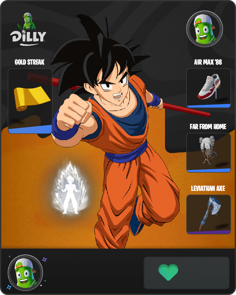 Son Goku Fortnite combo
