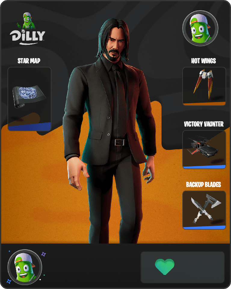 John Wick Fortnite combo