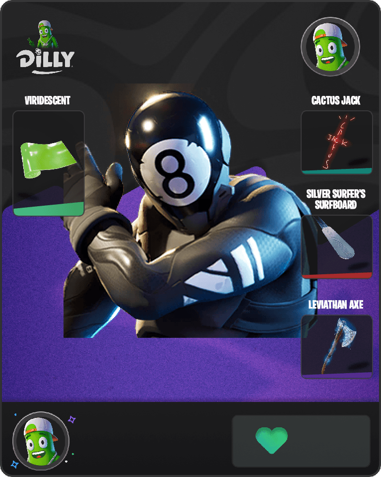 8-Ball vs Scratch Fortnite combo
