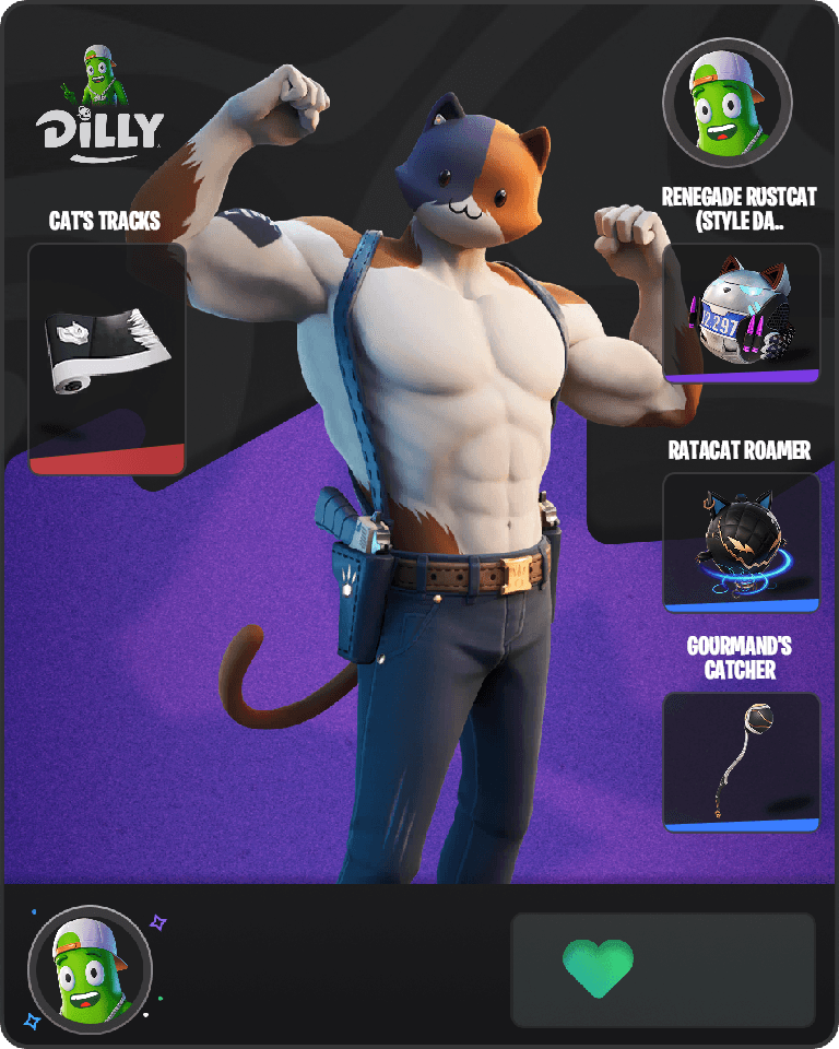 Meowscles Fortnite combo