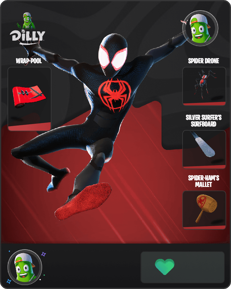 Spider-Man (Miles Morales) Fortnite combo