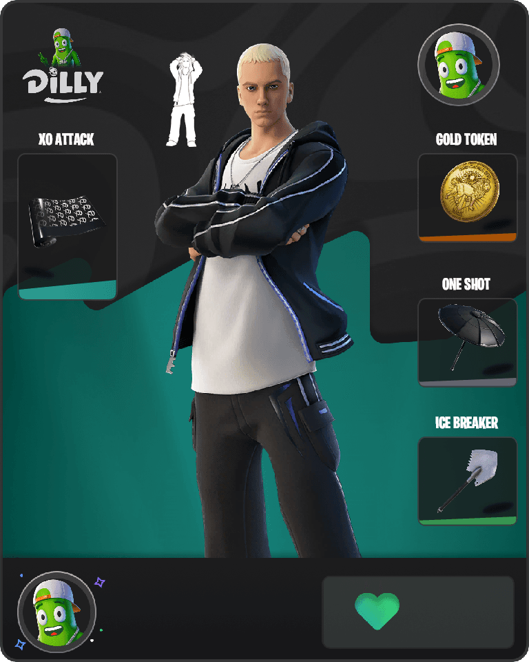 Slim Shady Fortnite combo