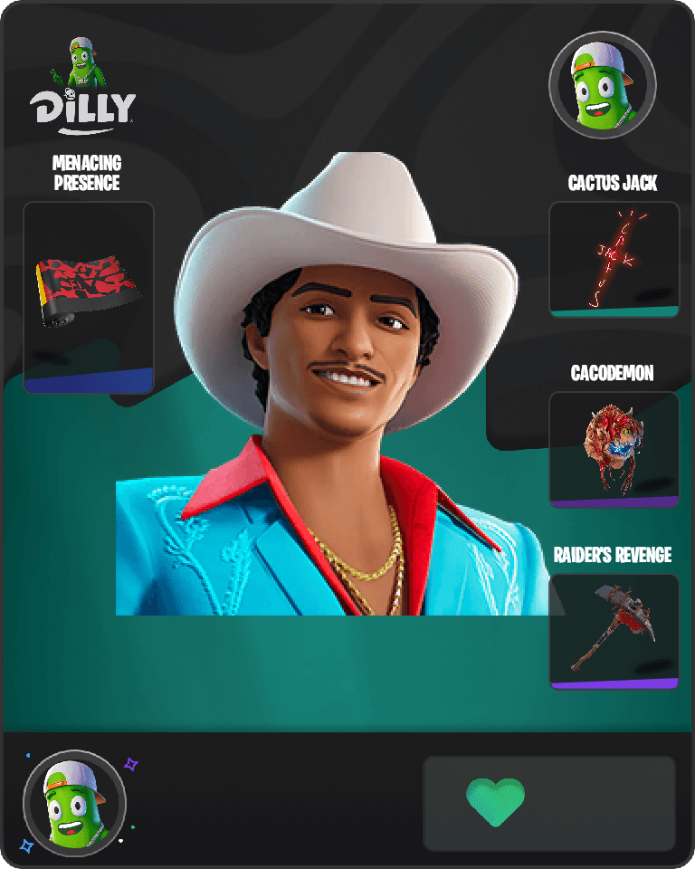 Die With A Smile Bruno Fortnite combo