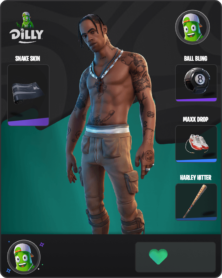 Travis Scott Fortnite combo
