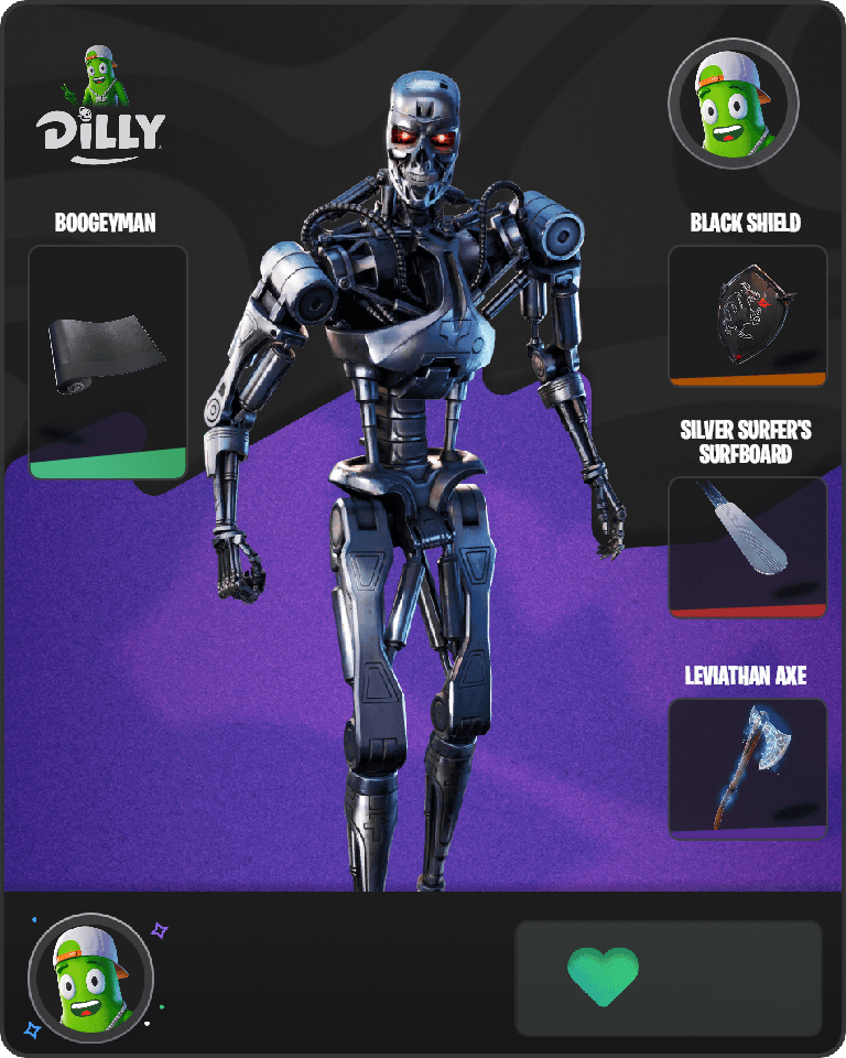 T-800 Fortnite combo