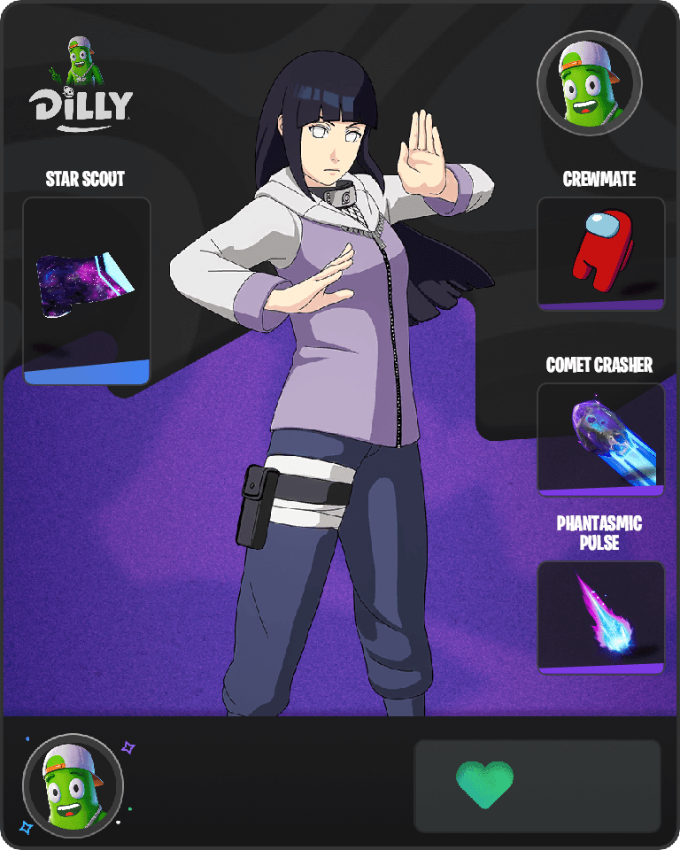 Hinata Hyuga Fortnite combo