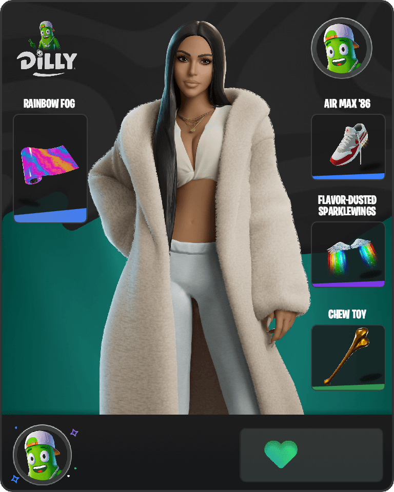 Kim Kardashian Fortnite combo