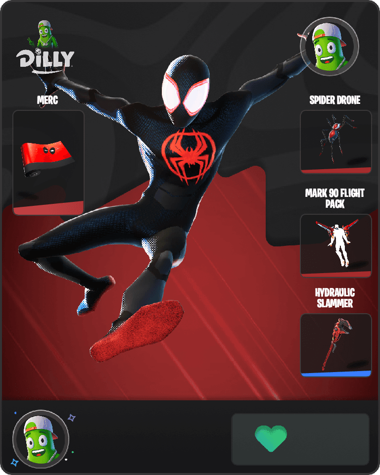Spider-Man (Miles Morales) Fortnite combo