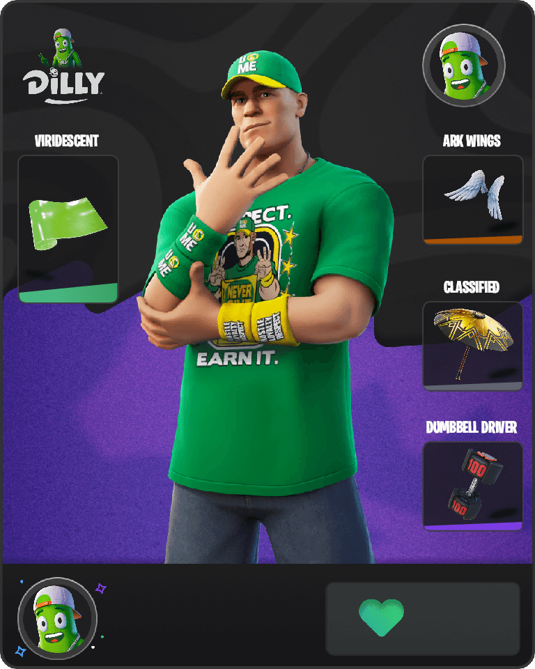 John Cena Fortnite combo