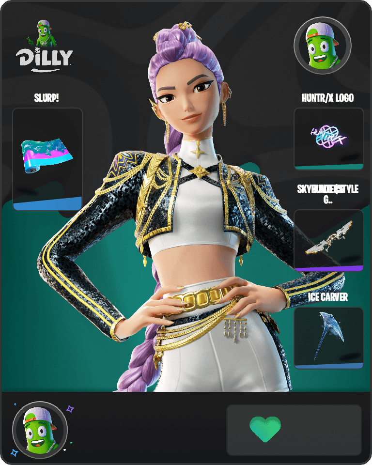 Golden Rumi Fortnite combo