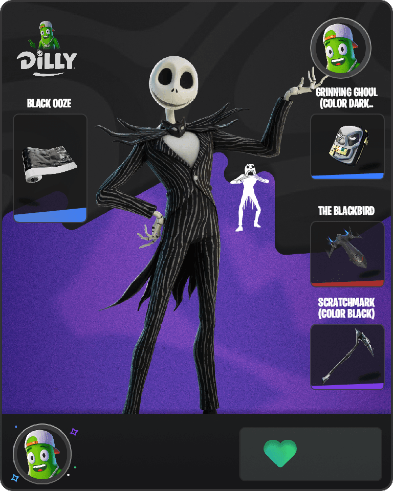 Jack Skellington Fortnite combo