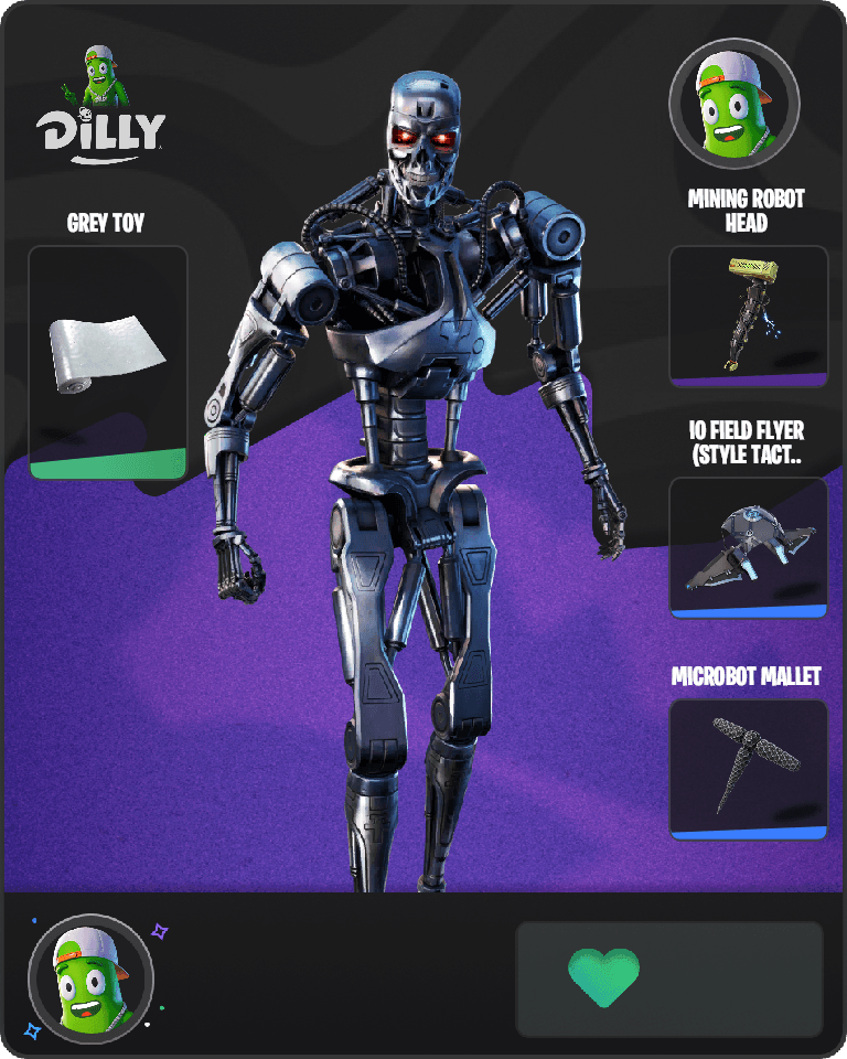 T-800 Fortnite combo