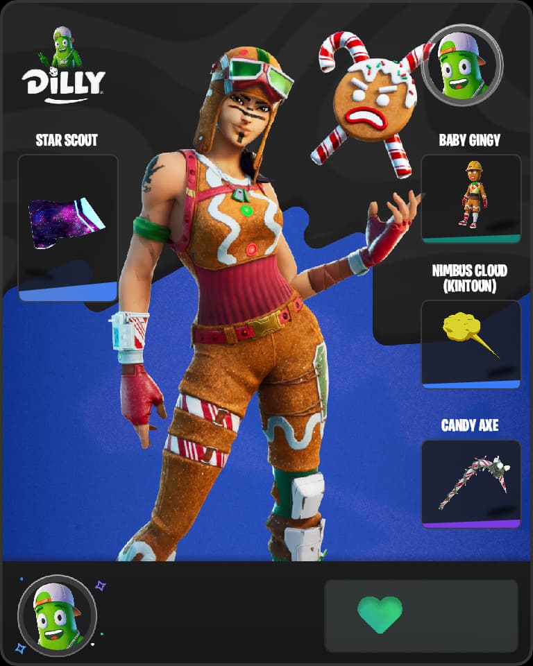 Gingerbread Raider combo by DillyFan483344