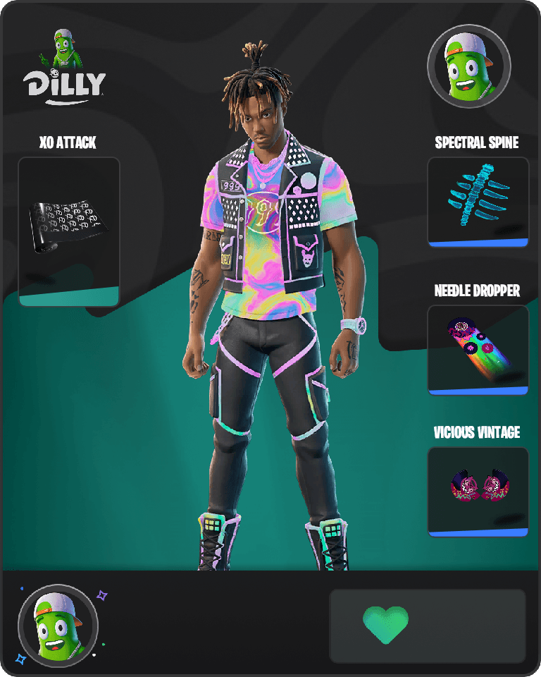 Juice WRLD Fortnite combo