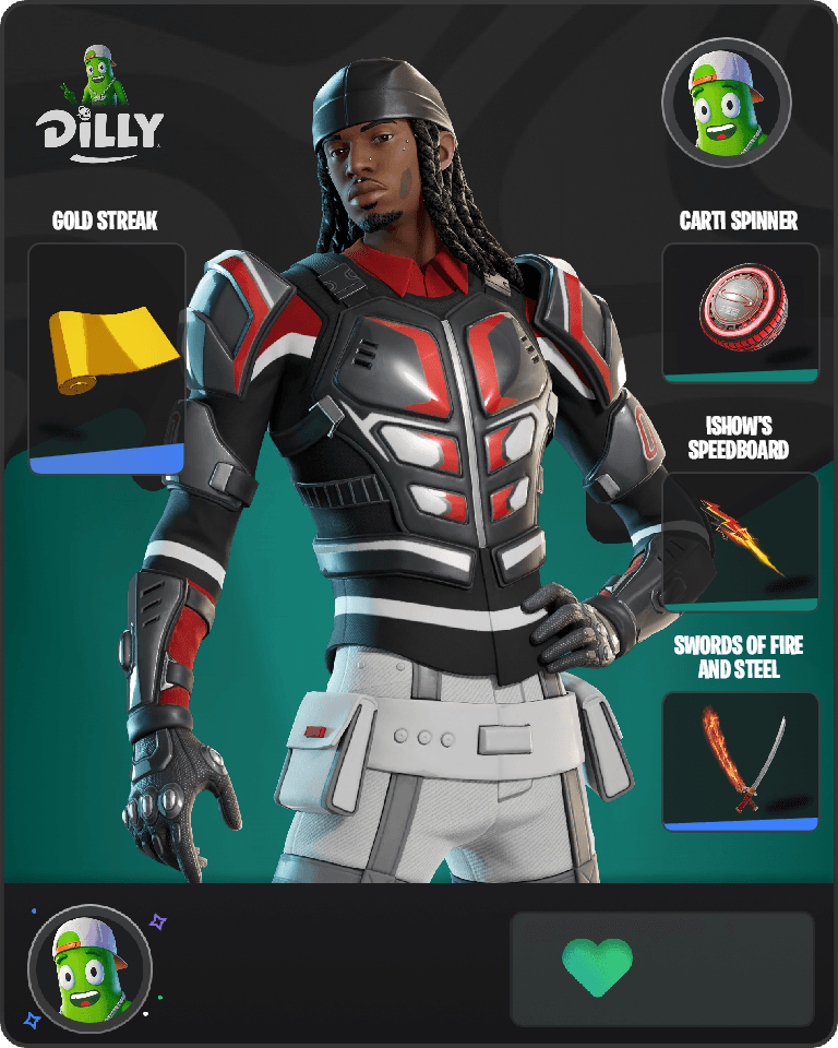 King Vamp Carti Fortnite combo