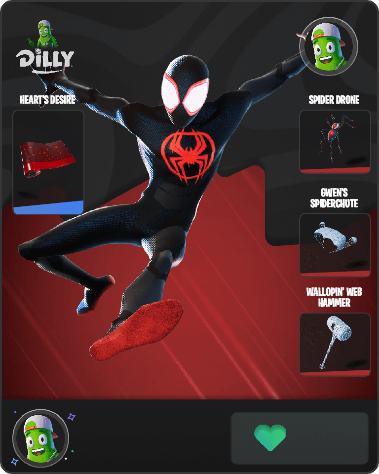 Spider-Man (Miles Morales) Fortnite combo