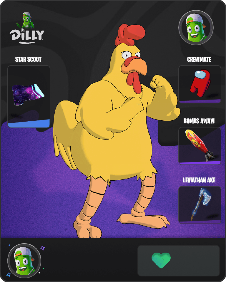 The Giant Chicken Fortnite combo