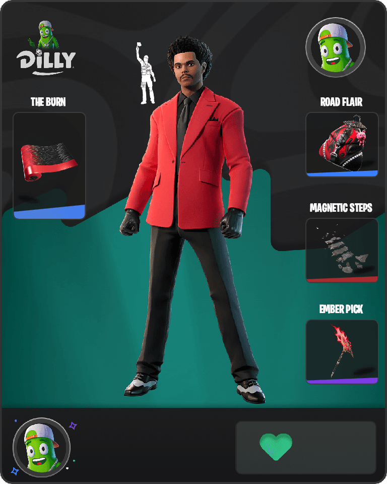 The Weeknd Fortnite combo