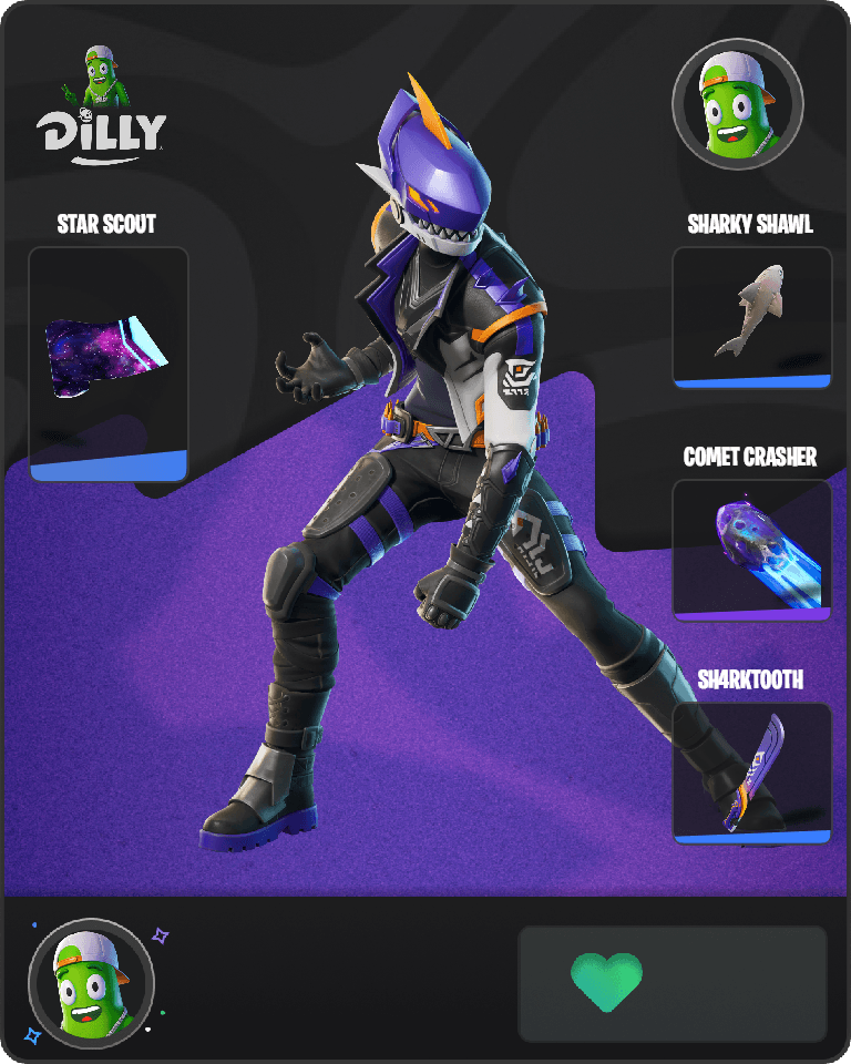 SH4RK Fortnite combo
