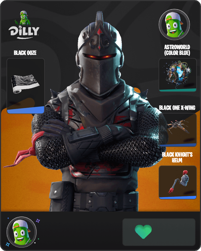 Black Knight Fortnite combo
