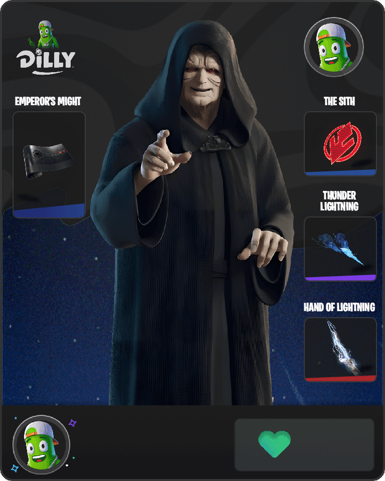 Emperor Palpatine Fortnite combo