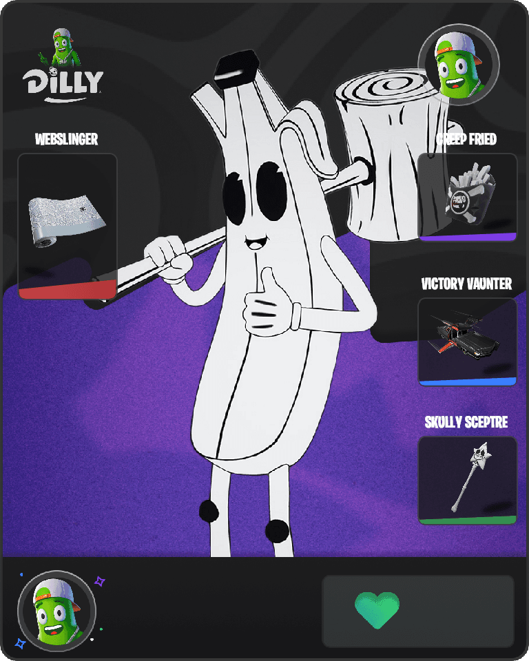 Toon Peely Fortnite combo