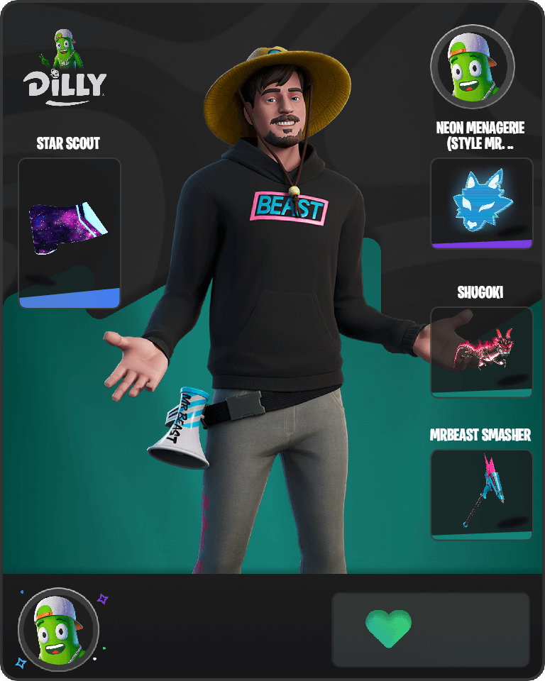MrBeast Fortnite combo