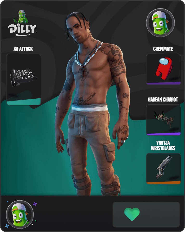Travis Scott Fortnite combo