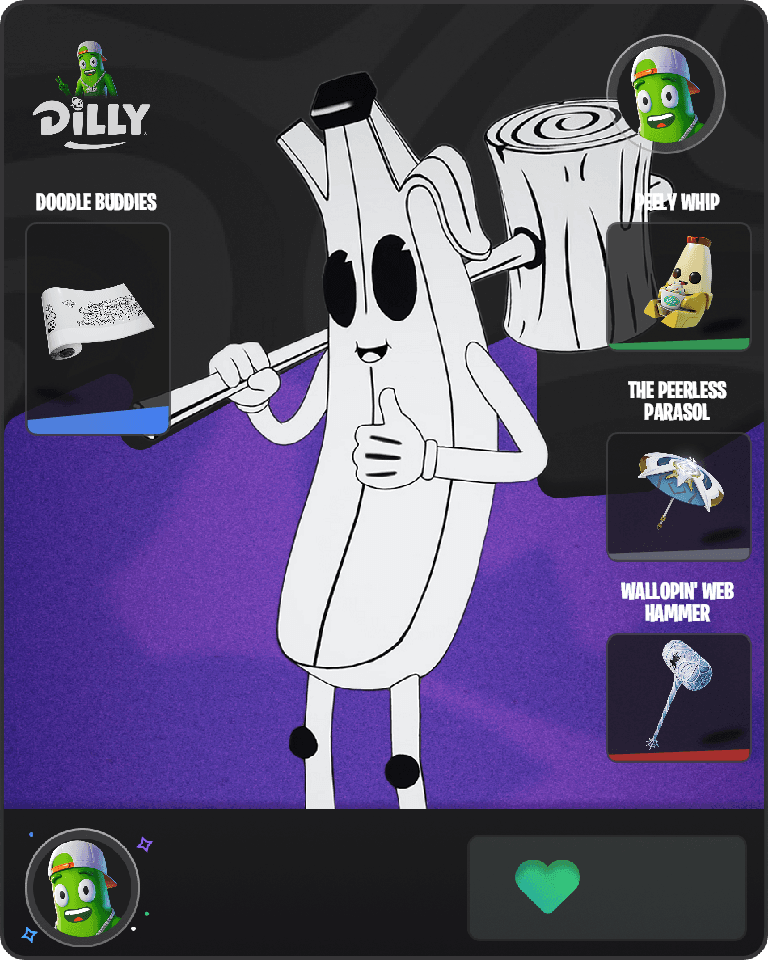 Toon Peely Fortnite combo