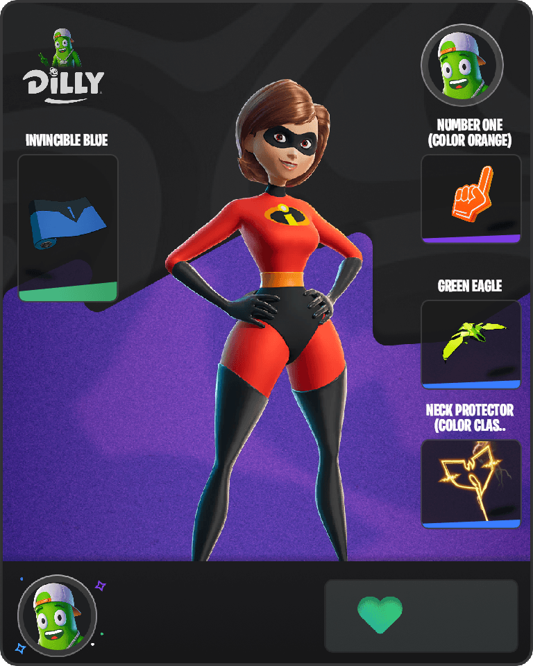 Mrs. Incredible Fortnite combo