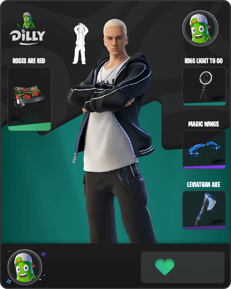 Slim Shady Fortnite combo