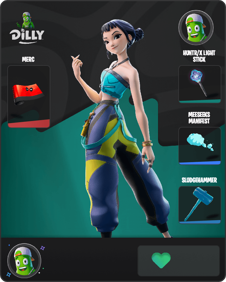 Zoey (HUNTR/X) Fortnite combo