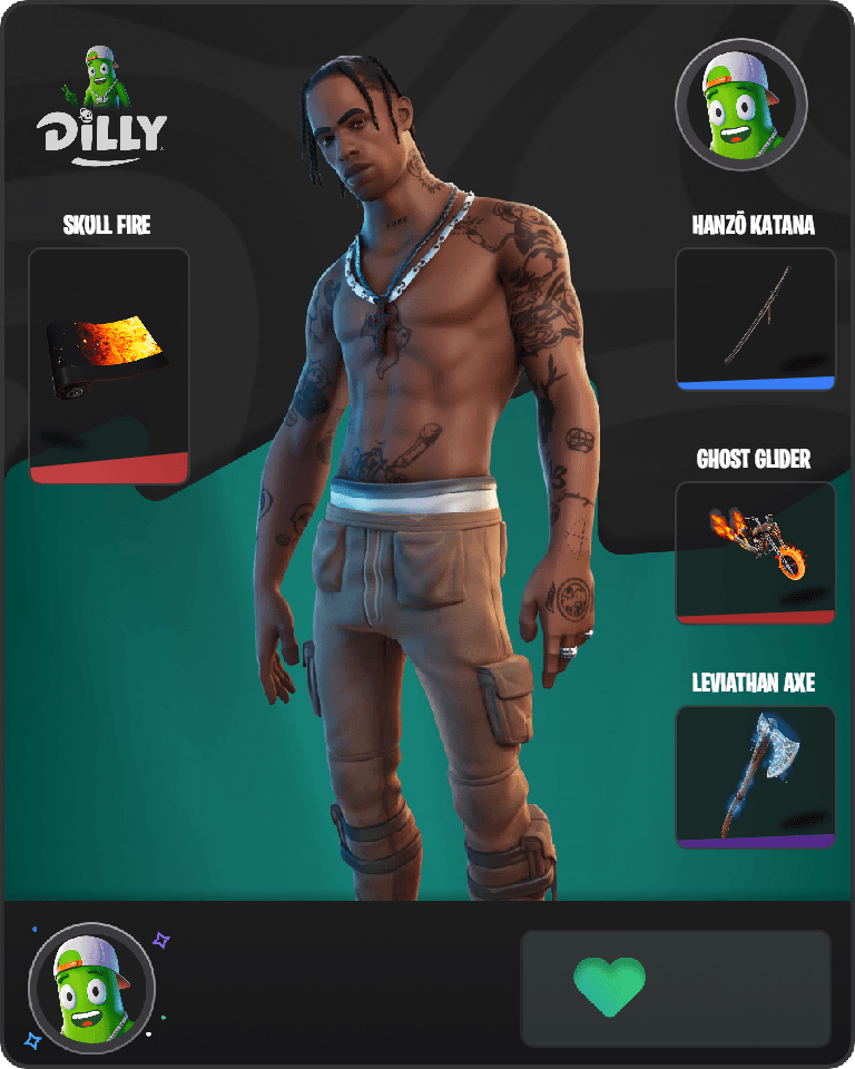 Travis Scott Fortnite combo