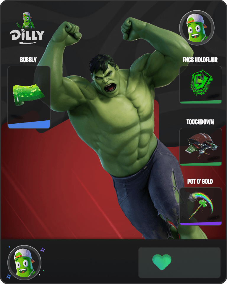 Hulk Fortnite combo