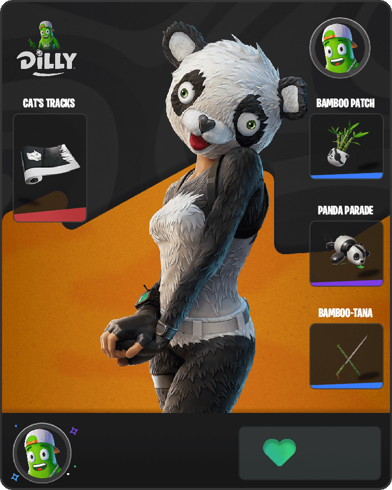 P.A.N.D.A Team Leader Fortnite combo