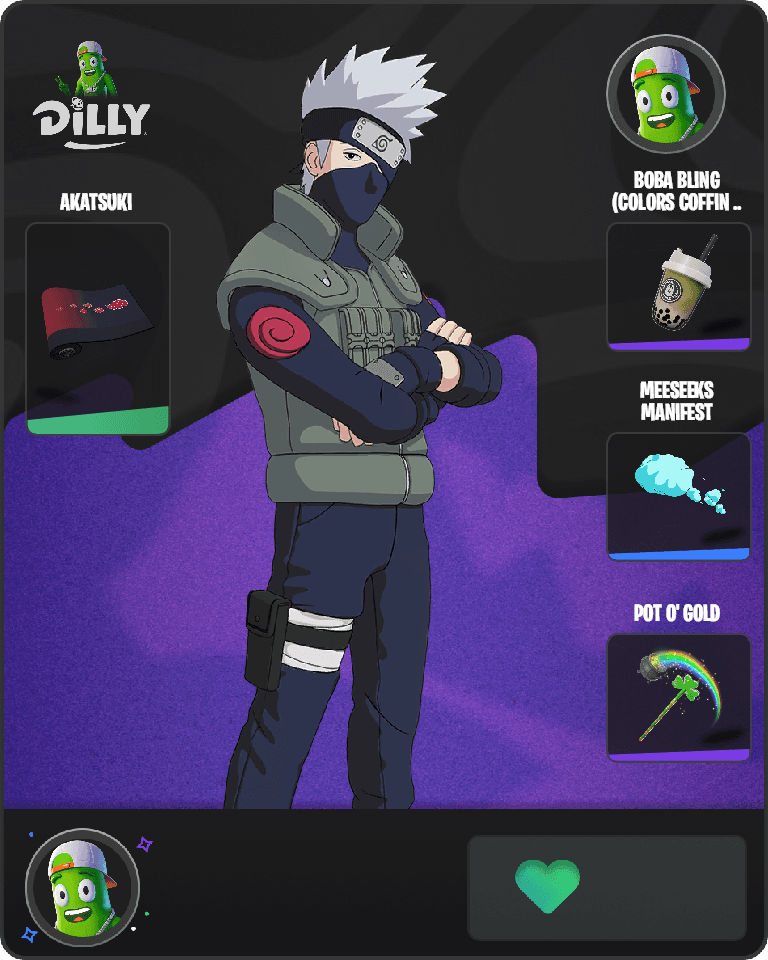 Kakashi Hatake Fortnite combo