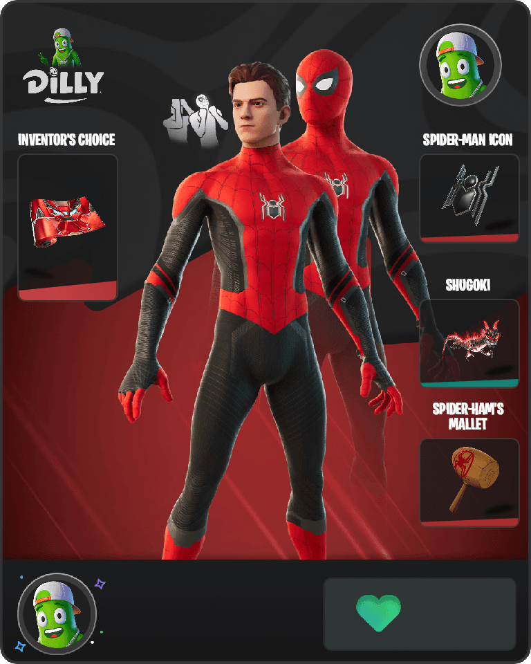 Spider-Man (No Way Home) Fortnite combo